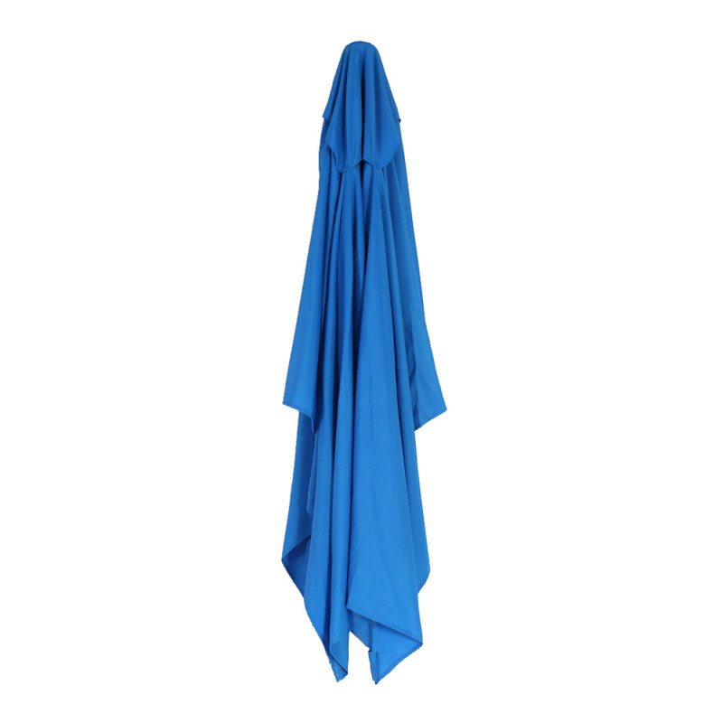 Housse de rechange pour parasol N23, housse de rechange pour parasol, 2x3m rectangulaire tissu/textile 4,5kg UV 50+ - bleu