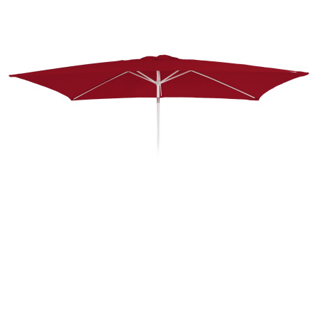 Housse de rechange pour parasol N23, housse de rechange pour parasol, 2x3m rectangulaire tissu/textile 4,5kg UV 50+ - bordeaux