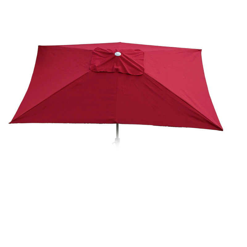 Housse de rechange pour parasol N23, housse de rechange pour parasol, 2x3m rectangulaire tissu/textile 4,5kg UV 50+ - bordeaux