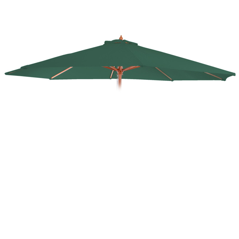 Housse de rechange pour parasol Florida, housse de rechange pour parasol, Ø 3,5m polyester 8 baleines - vert