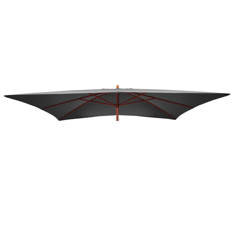 Housse de rechange pour parasol en bois Florida 2x3m, housse de parasol de jardin - anthracite