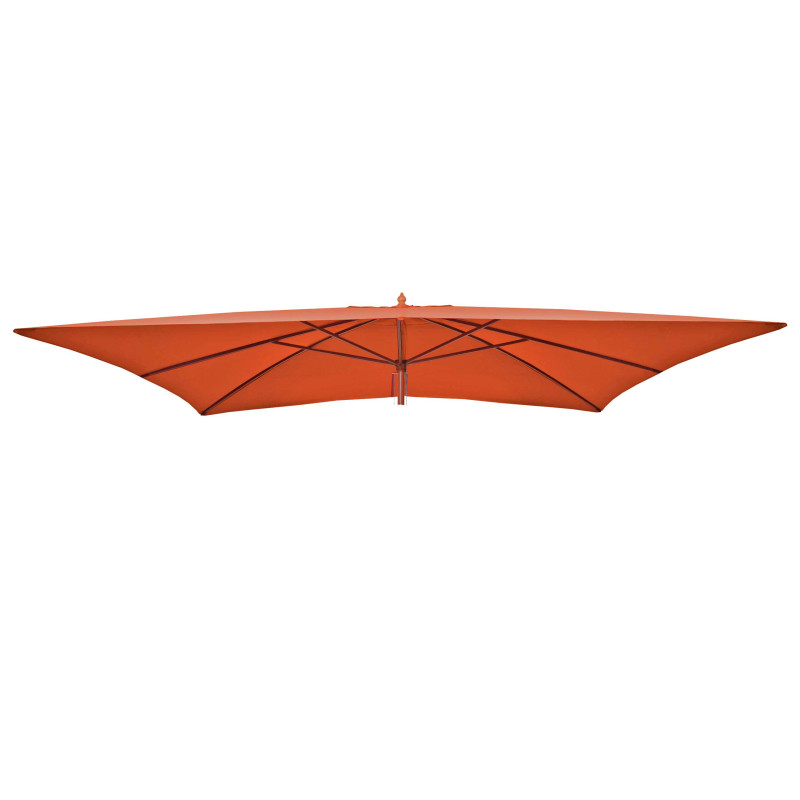 Housse de rechange pour parasol en bois Florida 2x3m, housse de parasol de jardin - terracotta