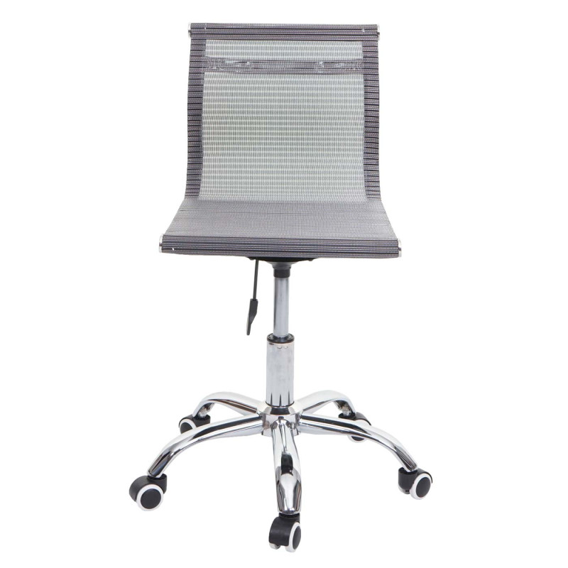 Chaise de bureau chaise pivotante chaise de bureau chaise d'ordinateur, tissu résille/textile - gris