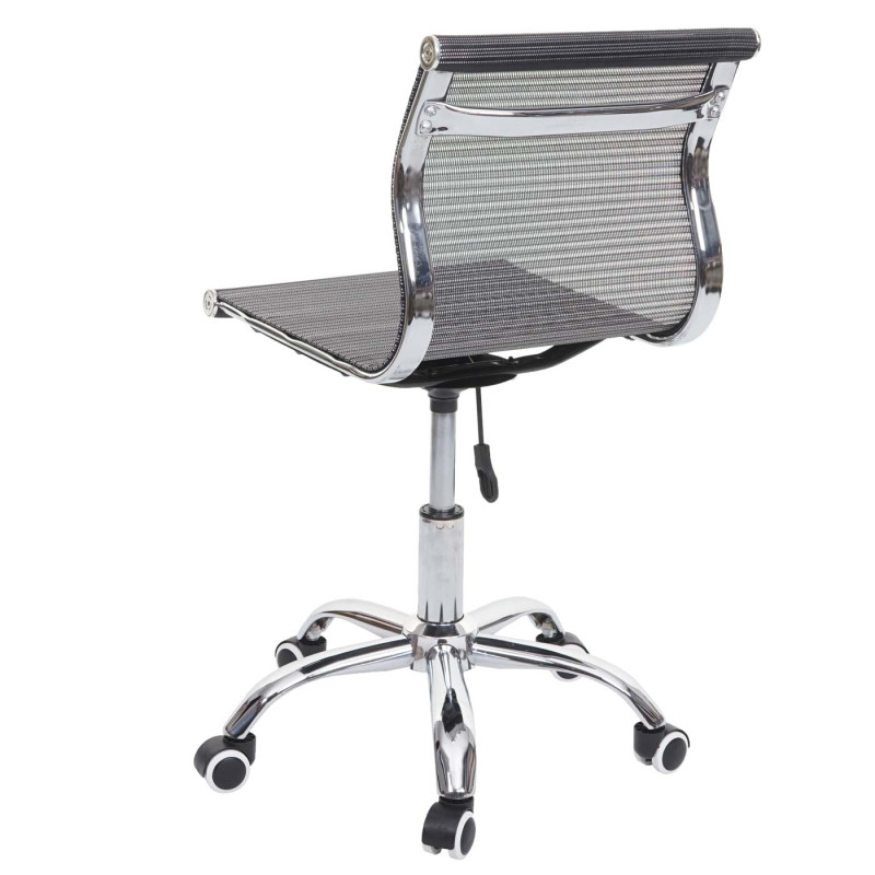 Chaise de bureau chaise pivotante chaise de bureau chaise d'ordinateur, tissu résille/textile - gris