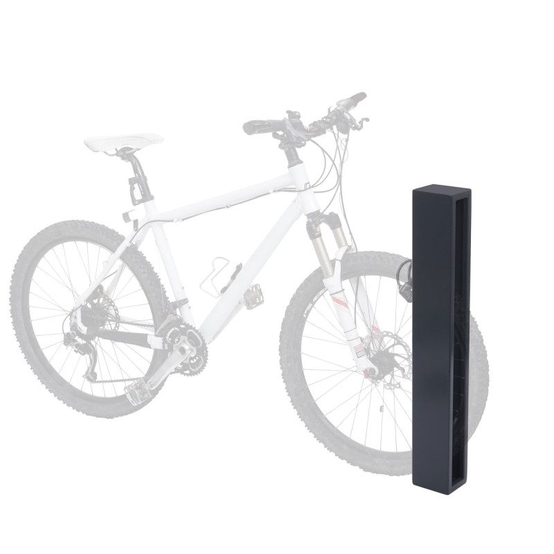 Arceau à vélo support à vélo, acier galvanisé, poudré en extérieur 87x10x13cm - anthracite