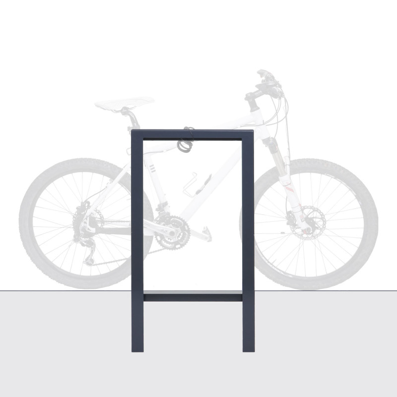Arceau à vélo Arceau à vélo revêtement en poudre extérieur 115x60x6cm - anthracite
