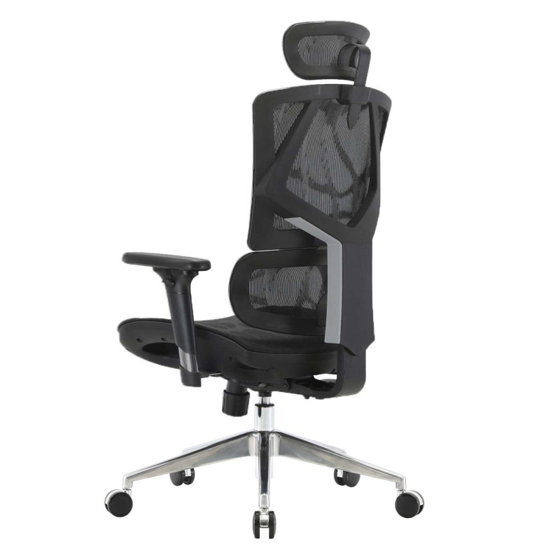 Chaise de bureau chaise de bureau ergonomique, accoudoirs 3D - Mesh noir
