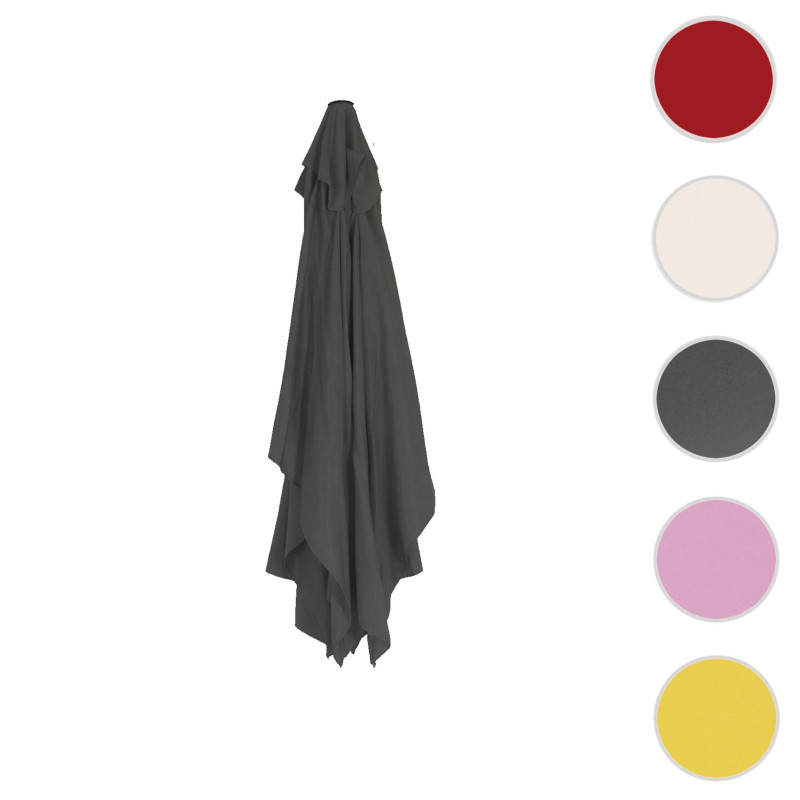 Toile de rechange pour parasol N23 2x3m rectangulaire tissu/textile 4,5kg - jaune