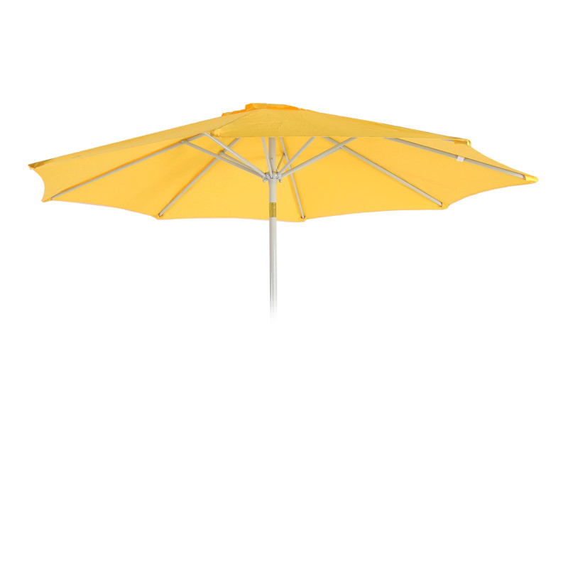 Toile de rechange pour parasol N19, Toile de rechange pour parasol, Ø 3m tissu/textile 5kg - jaune