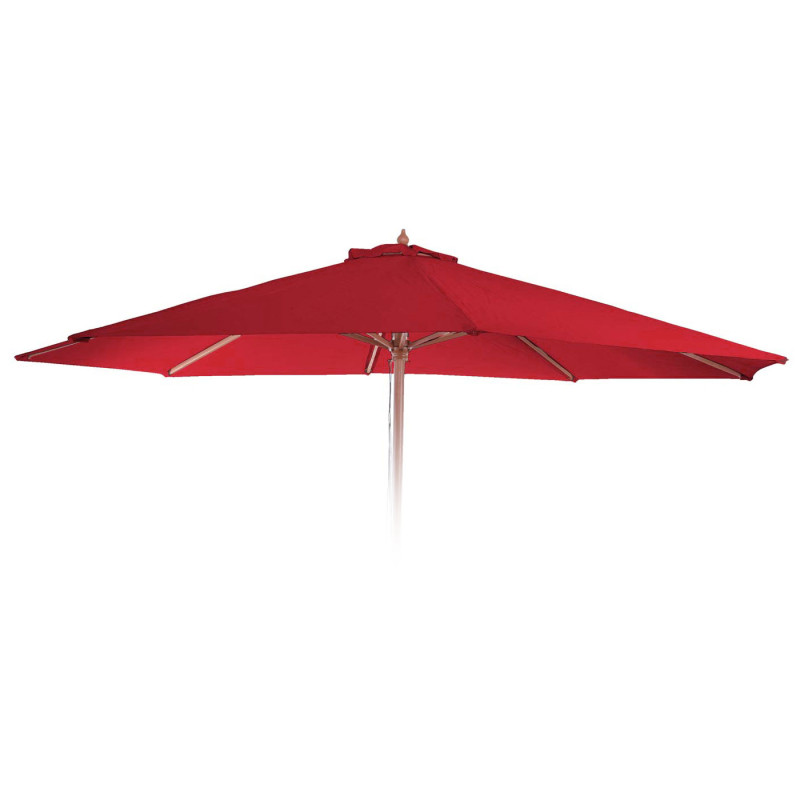 Housse de rechange pour parasol Florida, housse de rechange pour parasol, Ø 3,5m polyester 8 baleines - bordeaux