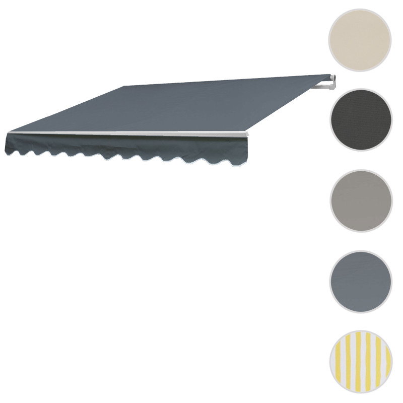Toile de rechange pour store à bras articulé Toile de rechange 3x2,5m - Acryle gris