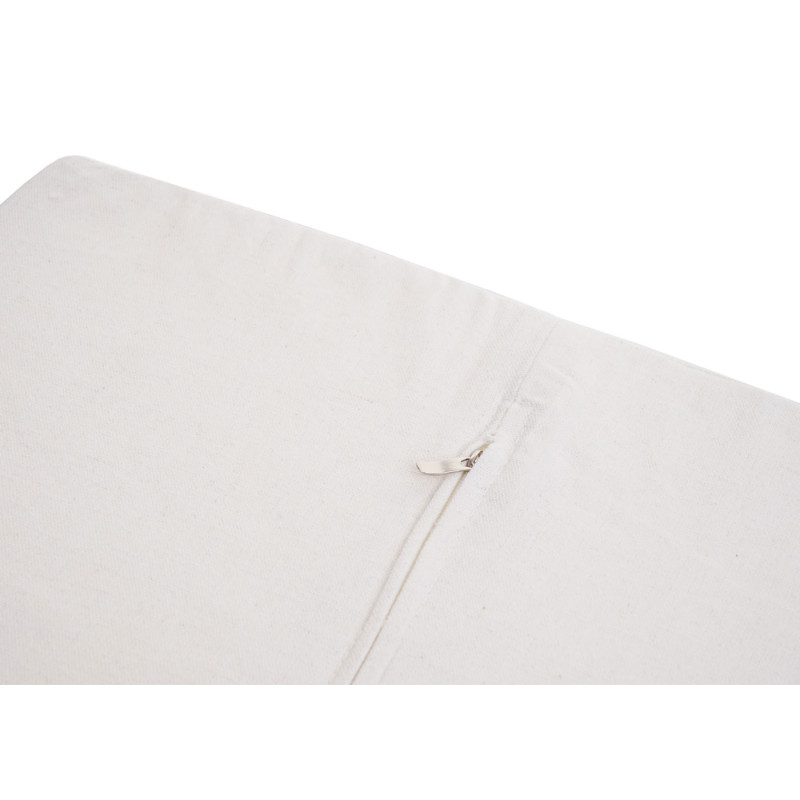 Banc banc rembourré Banc de vestiaire 47x110x40cm - blanc, rembourrage crème-blanc