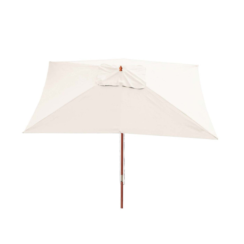 Toile pour parasol Florida, toile de remplacement pour parasol, polyester 3x4m - crème