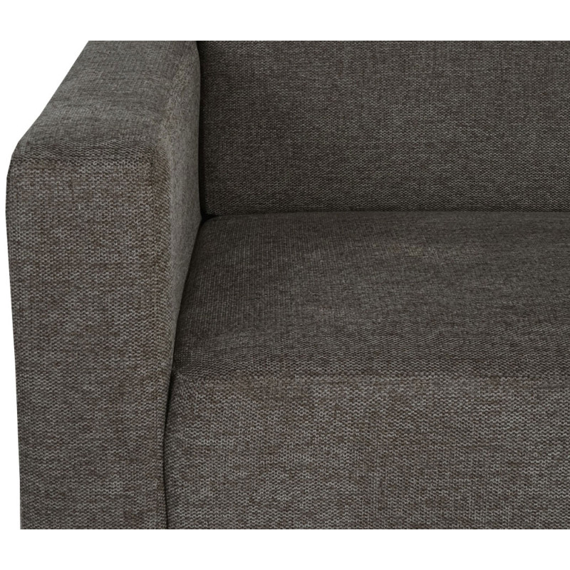 Modular Sofa-System Ensemble de canapés Lyon 6-2, tissu/textile - brun